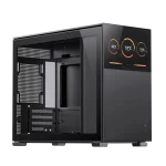 Jonsbo D31 STD SCREEN Black M-ATX Case - Sub HD-LCD Display