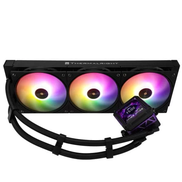 THERMALRIGHT Frozen Warframe Pro 360 ARGB Black AIO Liquid CPU Cooler - Black, 360mm Radiator, ARGB, AM5-LGA1700 compatible 9 THERMALRIGHT Frozen Warframe Pro 360 ARGB Black AIO Liquid CPU Cooler - Black, 360mm Radiator, ARGB, AM5-LGA1700 compatible - Ảnh 9