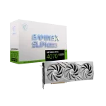 MSI GeForce RTX 4070Ti SUPER 16G GAMING X SLIM WHITE Graphics Card