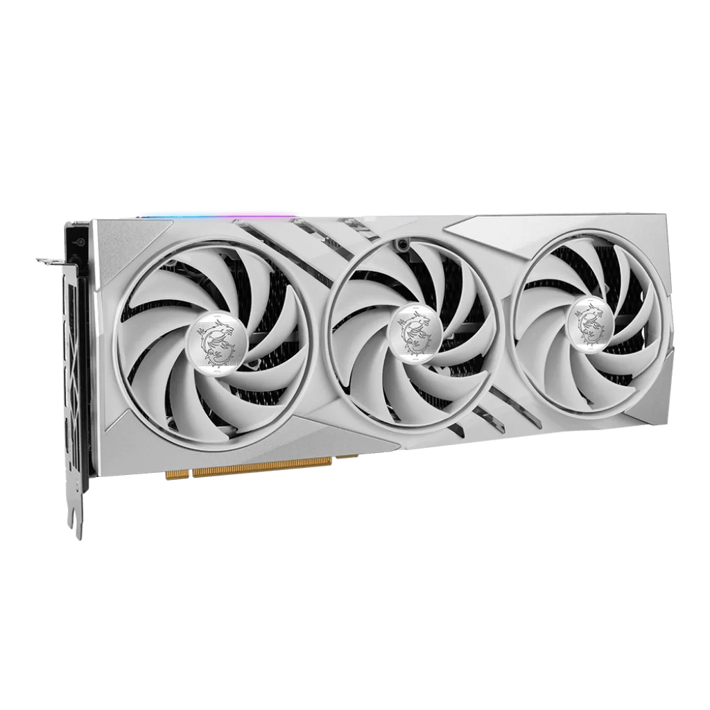 MSI GeForce RTX 4070Ti SUPER 16G GAMING X SLIM WHITE Graphics Card 3 MSI GeForce RTX 4070Ti SUPER 16G GAMING X SLIM WHITE Graphics Card - Ảnh 3