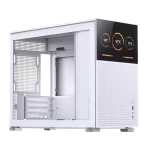Jonsbo D31 MESH SCREEN White M-ATX Case - Sub HD-LCD Display