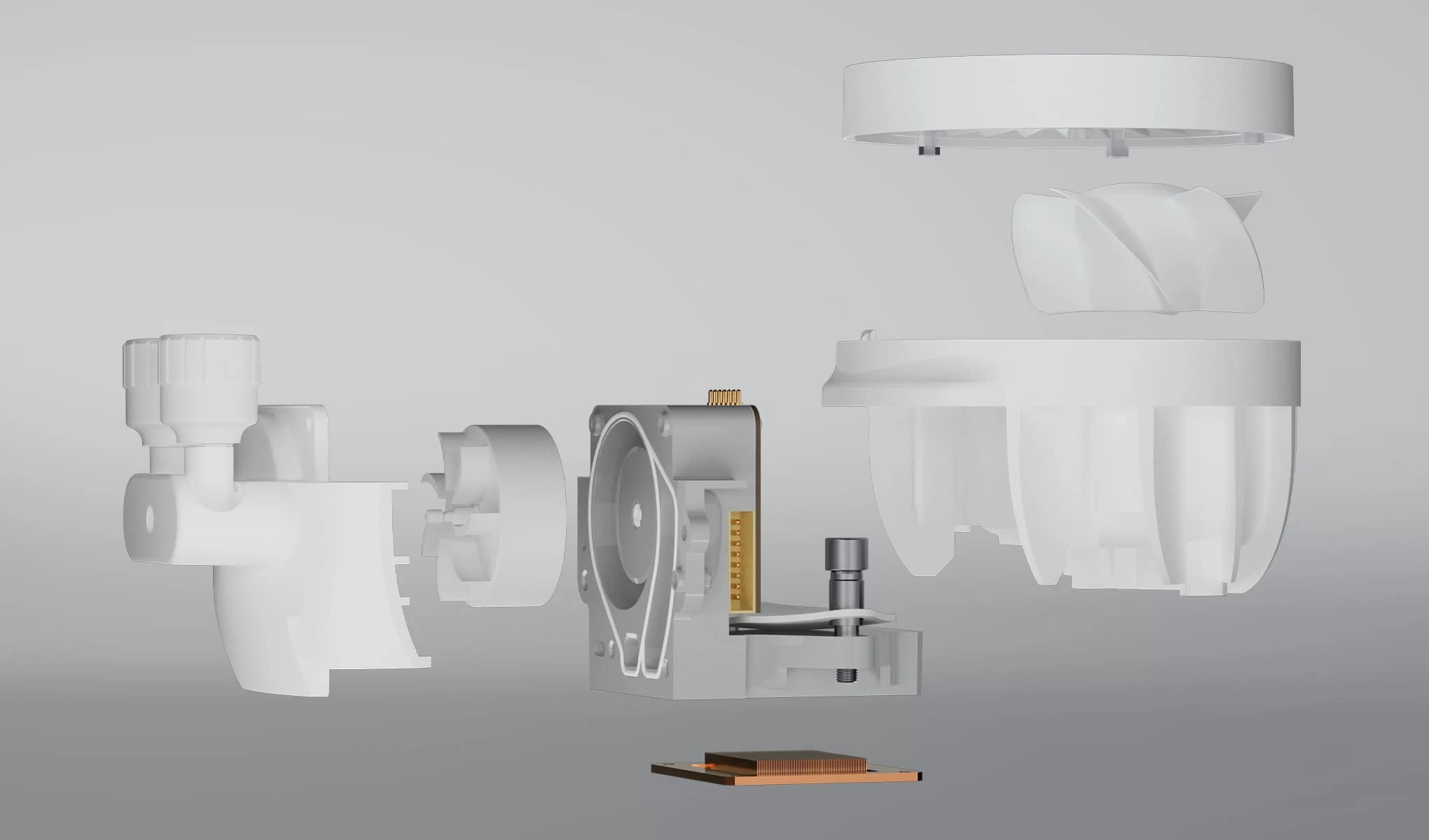 Liquid Freezer III White Pump