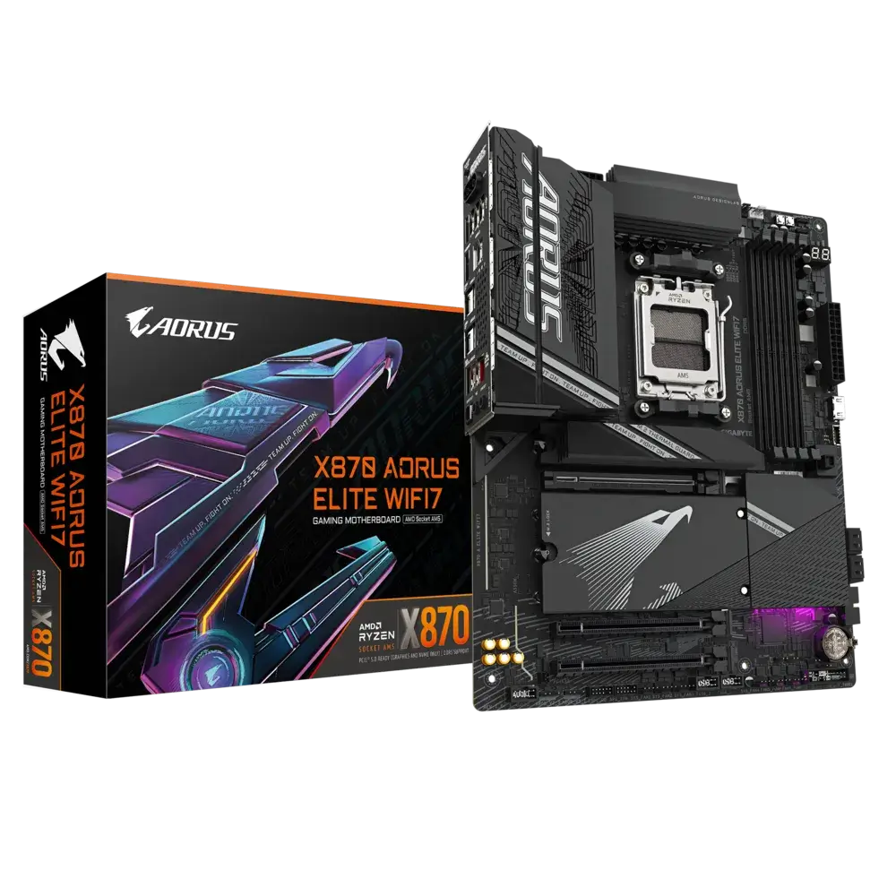 GIGABYTE X870 AORUS ELITE WIFI7 Mainboard 1 GIGABYTE X870 AORUS ELITE WIFI7 Mainboard