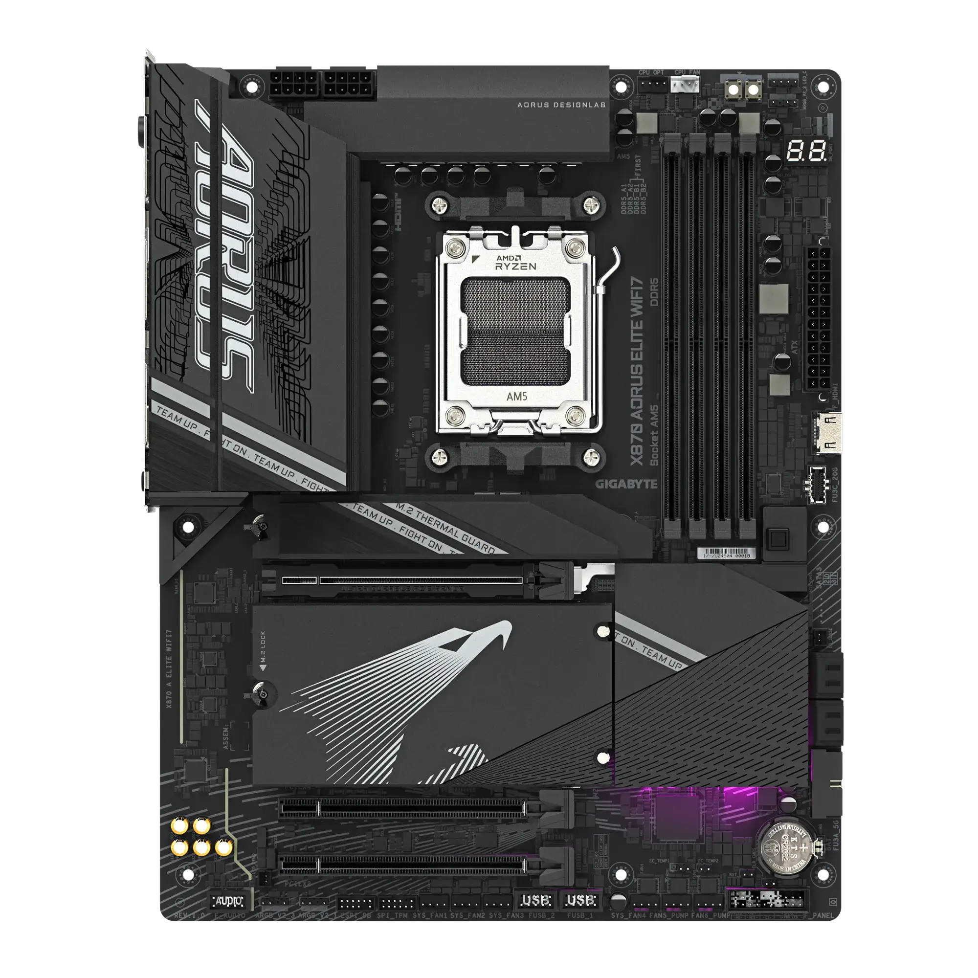 GIGABYTE X870 AORUS ELITE WIFI7 Mainboard 2 GIGABYTE X870 AORUS ELITE WIFI7 Mainboard - Ảnh 2