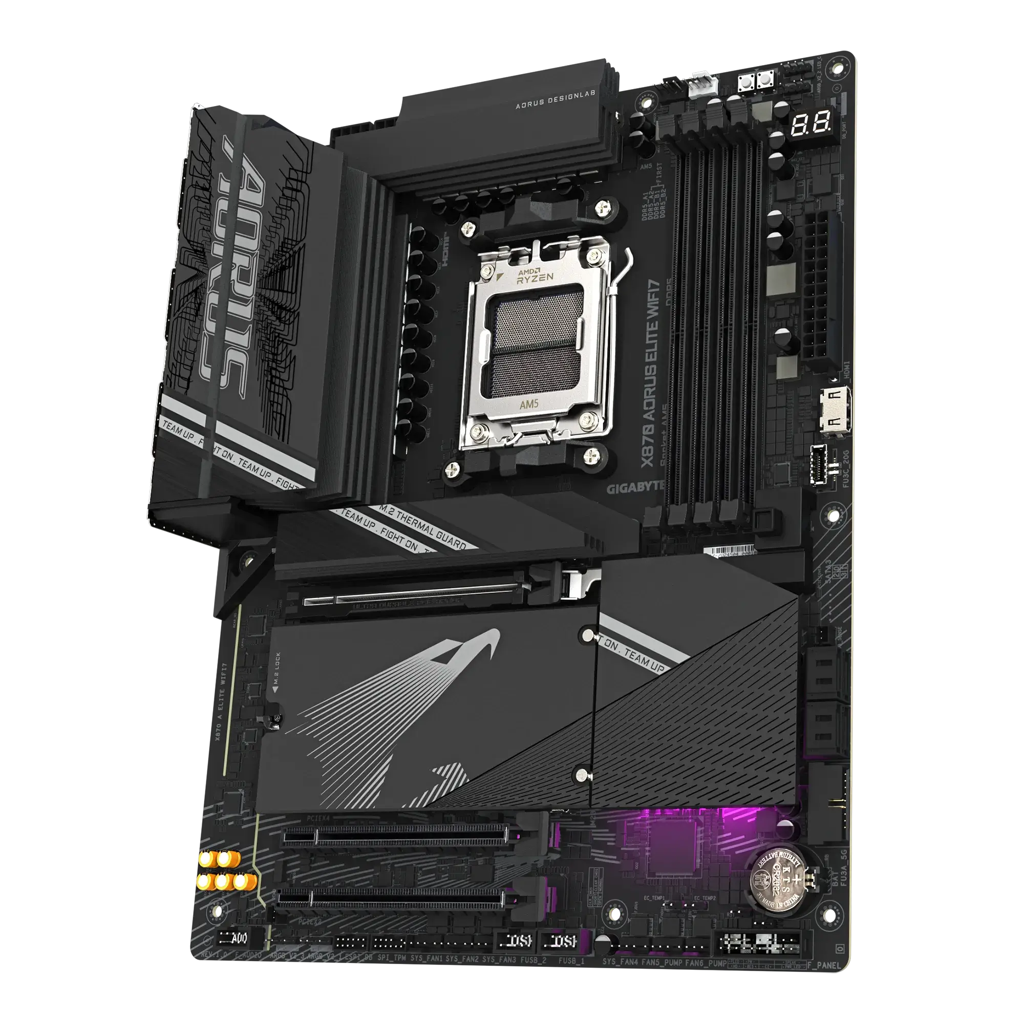 GIGABYTE X870 AORUS ELITE WIFI7 Mainboard 4 GIGABYTE X870 AORUS ELITE WIFI7 Mainboard - Ảnh 4