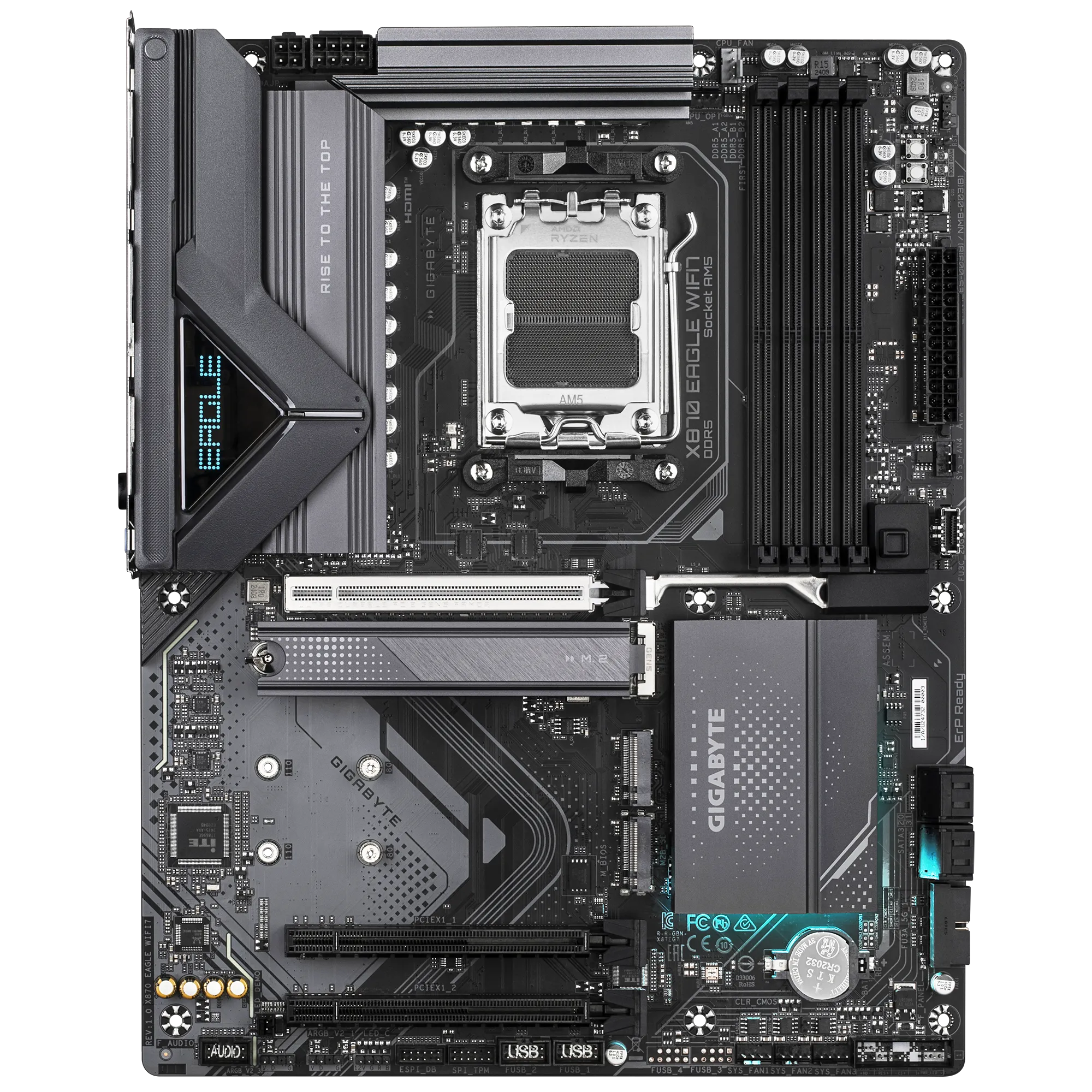 GIGABYTE X870 EAGLE WIFI7 Mainboard 5 GIGABYTE X870 EAGLE WIFI7 Mainboard - Ảnh 5