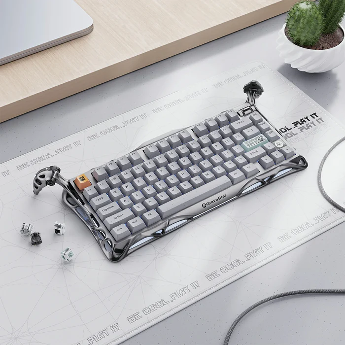 GravaStar Mercury K1 Pro - Concrete Gray Gaming Keyboard 8 GravaStar Mercury K1 Pro - Concrete Gray Gaming Keyboard - Ảnh 8