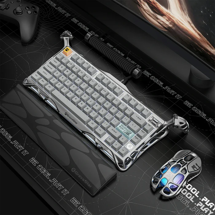 GravaStar Mercury K1 Pro - Concrete Gray Gaming Keyboard 9 GravaStar Mercury K1 Pro - Concrete Gray Gaming Keyboard - Ảnh 9