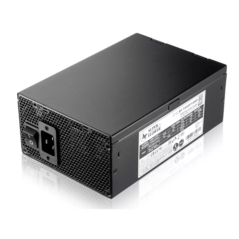 Super Flower Leadex Platinum 1600W PCIe5.0 (SF-1600F14HP) PSU - 1600W, Black, 80 Plus Platinum, Full Modular, 140mm Two-ball bearing fan 4 Super Flower Leadex Platinum 1600W PCIe5.0 (SF-1600F14HP) PSU - 1600W, Black, 80 Plus Platinum, Full Modular, 140mm Two-ball bearing fan - Ảnh 4