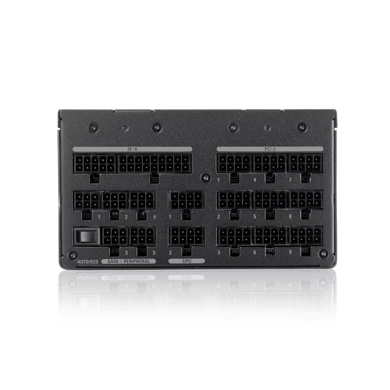 Super Flower Leadex Platinum 1600W PCIe5.0 (SF-1600F14HP) PSU - 1600W, Black, 80 Plus Platinum, Full Modular, 140mm Two-ball bearing fan 2 Super Flower Leadex Platinum 1600W PCIe5.0 (SF-1600F14HP) PSU - 1600W, Black, 80 Plus Platinum, Full Modular, 140mm Two-ball bearing fan - Ảnh 2