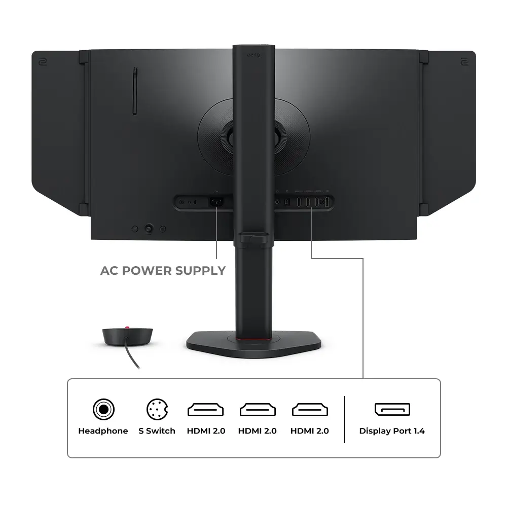 BenQ Zowie XL2566X+ Gaming Monitor - 24.1 inch, FHD (1920x1080), Fast TN 400Hz, DyAc™ 2 9 BenQ Zowie XL2566X+ Gaming Monitor - 24.1 inch, FHD (1920x1080), Fast TN 400Hz, DyAc™ 2 - Ảnh 9