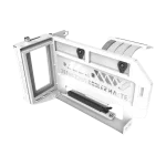 Cooler Master Universal Vertical Graphics Card Holder Kit V3 White - White, Premium Riser Cable PCI-E 4.0 x16-165mm