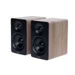 Edifier M60 Classic Oak 2.0 Compact Bookshelf Speakers - 66W (RMS) total, Bluetooth V5.3, USB-C, AUX inputs