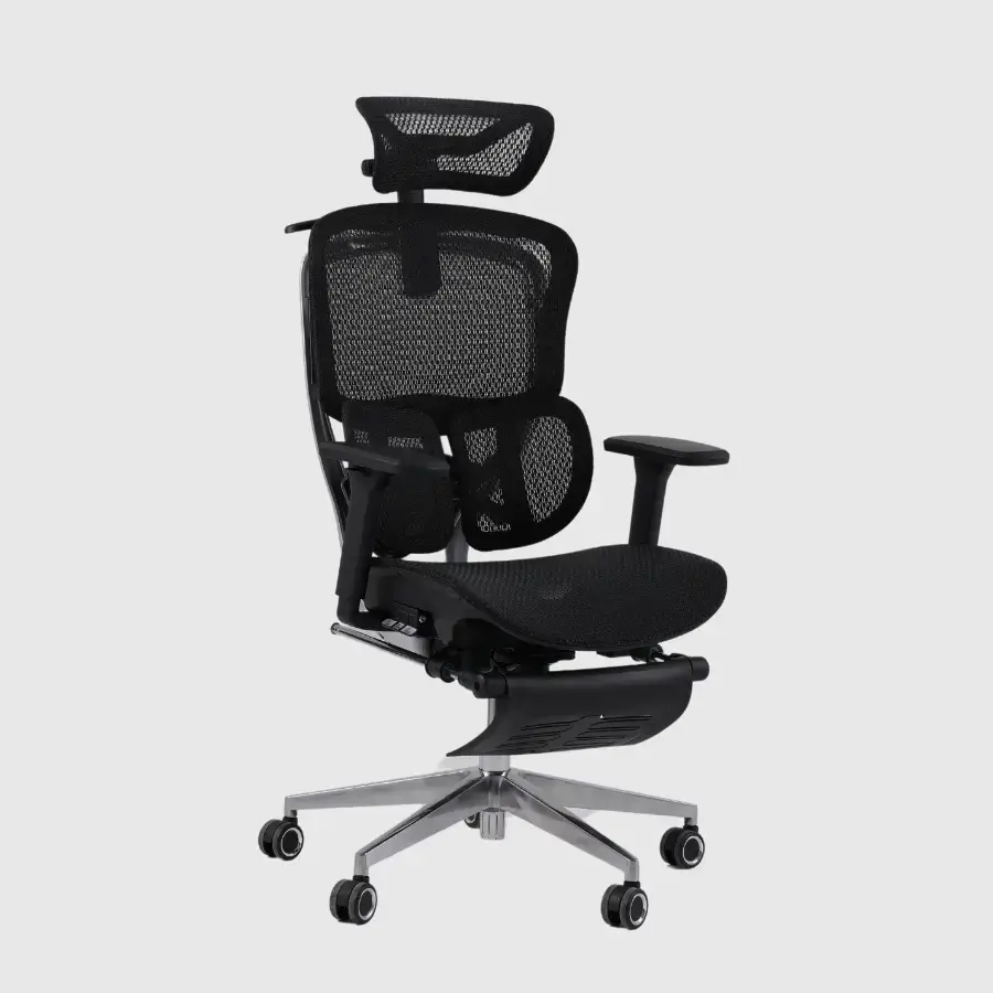 Gami Crom Carbon Edition Ergonomic Chair - màu Metal, tựa cổ HeadFlex 8D, tựa lưng Butterfit 2D, Multi Button, tay ghế 360 độ, lưới solidmesh USA 2 Gami Crom Carbon Edition Ergonomic Chair - màu Metal, tựa cổ HeadFlex 8D, tựa lưng Butterfit 2D, Multi Button, tay ghế 360 độ, lưới solidmesh USA - Ảnh 2