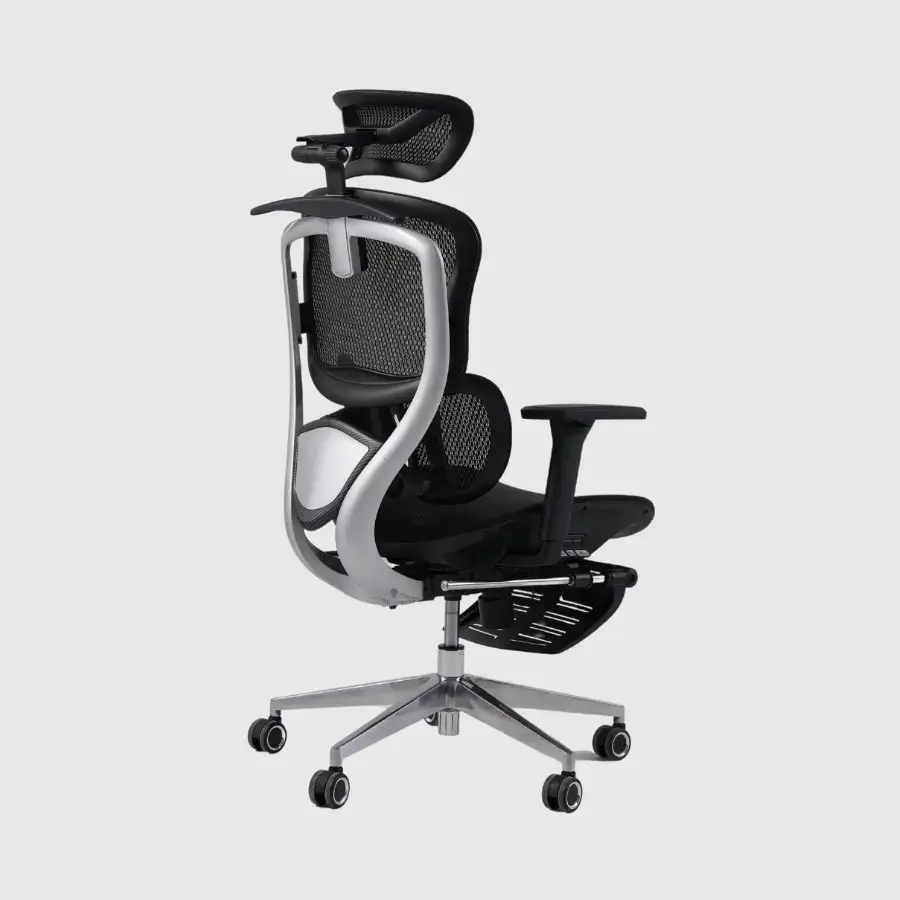 Gami Crom Carbon Edition Ergonomic Chair - màu Metal, tựa cổ HeadFlex 8D, tựa lưng Butterfit 2D, Multi Button, tay ghế 360 độ, lưới solidmesh USA 6 Gami Crom Carbon Edition Ergonomic Chair - màu Metal, tựa cổ HeadFlex 8D, tựa lưng Butterfit 2D, Multi Button, tay ghế 360 độ, lưới solidmesh USA - Ảnh 6
