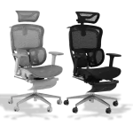 Gami Crom Carbon Edition Ergonomic Chair - màu Metal, tựa cổ HeadFlex 8D, tựa lưng Butterfit 2D, Multi Button, tay ghế 360 độ, lưới solidmesh USA