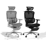 Gami Crom Pro Edition Ergonomic Chair - Khung hợp kim nguyên khối, lưng Carbon ngả 9 cấp độ, Mono Control, tay ghế 360 độ, lưới solidmesh USA, mâm Slideseat 3D Pro
