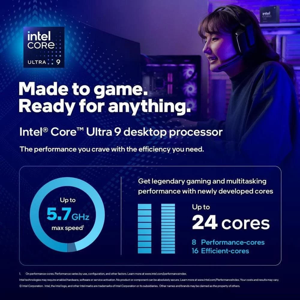Intel Core Ultra 9 285K - Core Ultra 9 (Series 2) Arrow Lake Processor 7 Intel Core Ultra 9 285K - Core Ultra 9 (Series 2) Arrow Lake Processor - Ảnh 7