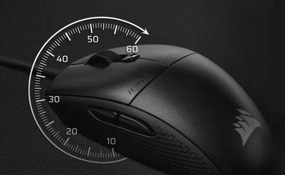 M55 WIRED LIGHTWEIGHT GAMING MOUSE mb 5