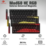 MadLion Mad68 HE RGB (8000Hz) Gateron Universal Magnetic (Non sealed) Gaming Keyboard
