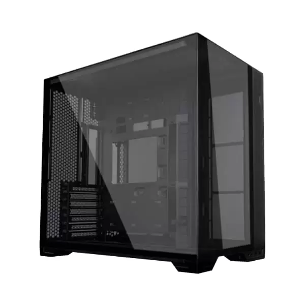 Lian Li O11 Vision Compact Black Case - Aluminum, Steel, Tempered Glass ATX Mid Tower 3 Lian Li O11 Vision Compact Black Case - Aluminum, Steel, Tempered Glass ATX Mid Tower - Ảnh 3