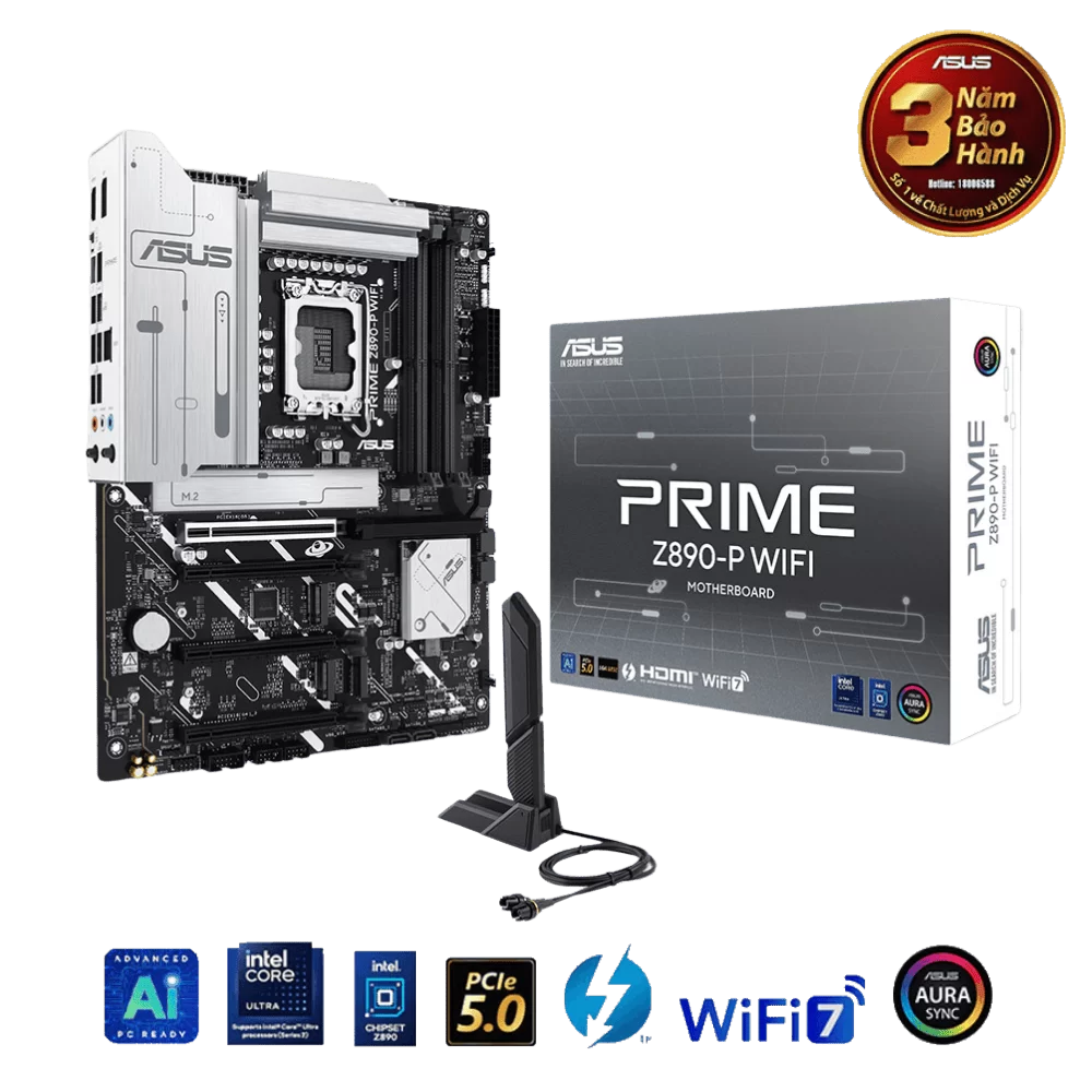 ASUS PRIME Z890-P WIFI Mainboard 1 ASUS PRIME Z890-P WIFI Mainboard