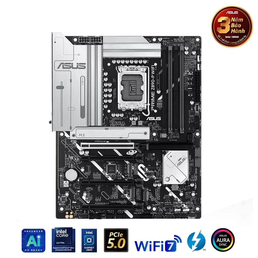 ASUS PRIME Z890-P WIFI Mainboard 3 ASUS PRIME Z890-P WIFI Mainboard - Ảnh 3