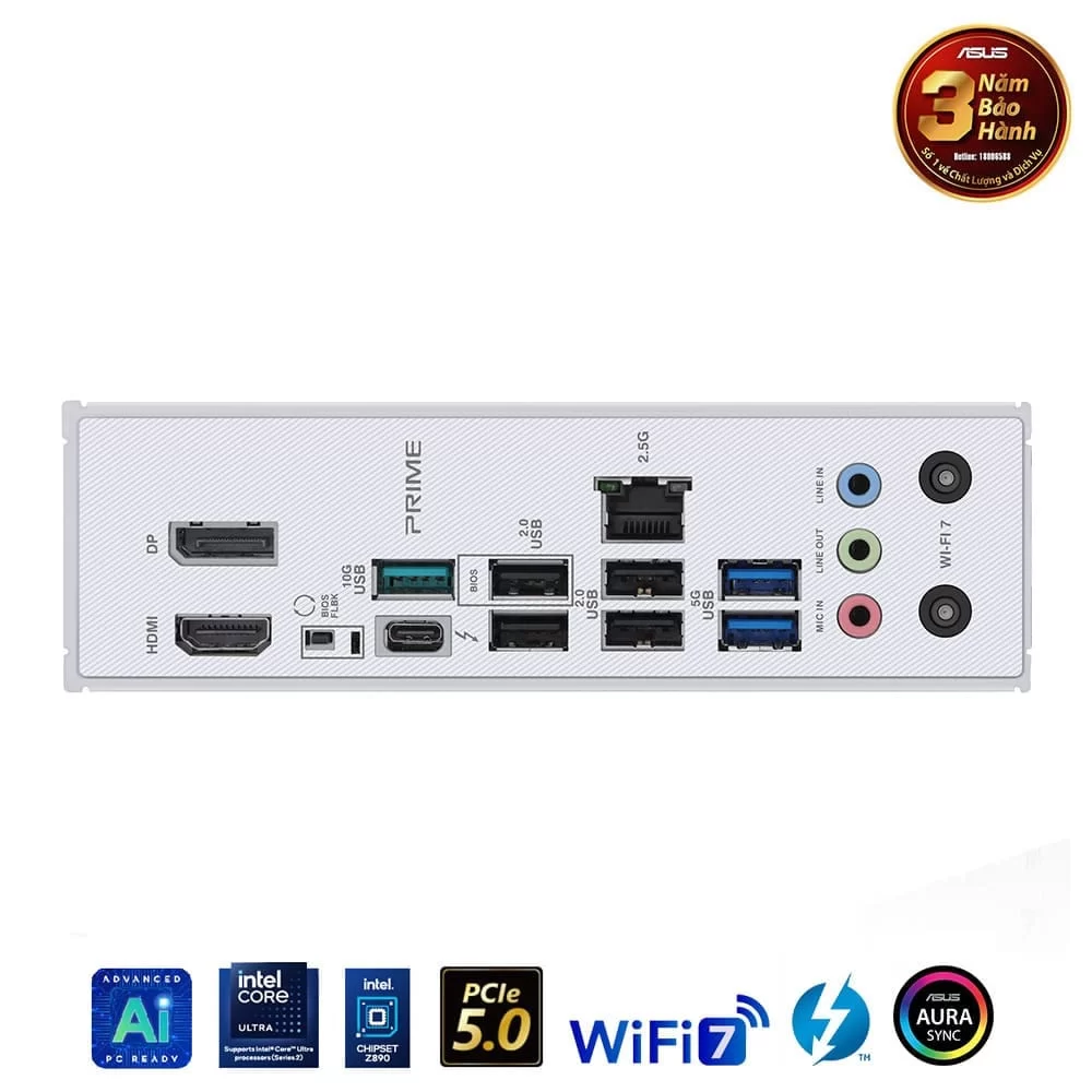 ASUS PRIME Z890-P WIFI Mainboard 6 ASUS PRIME Z890-P WIFI Mainboard - Ảnh 6