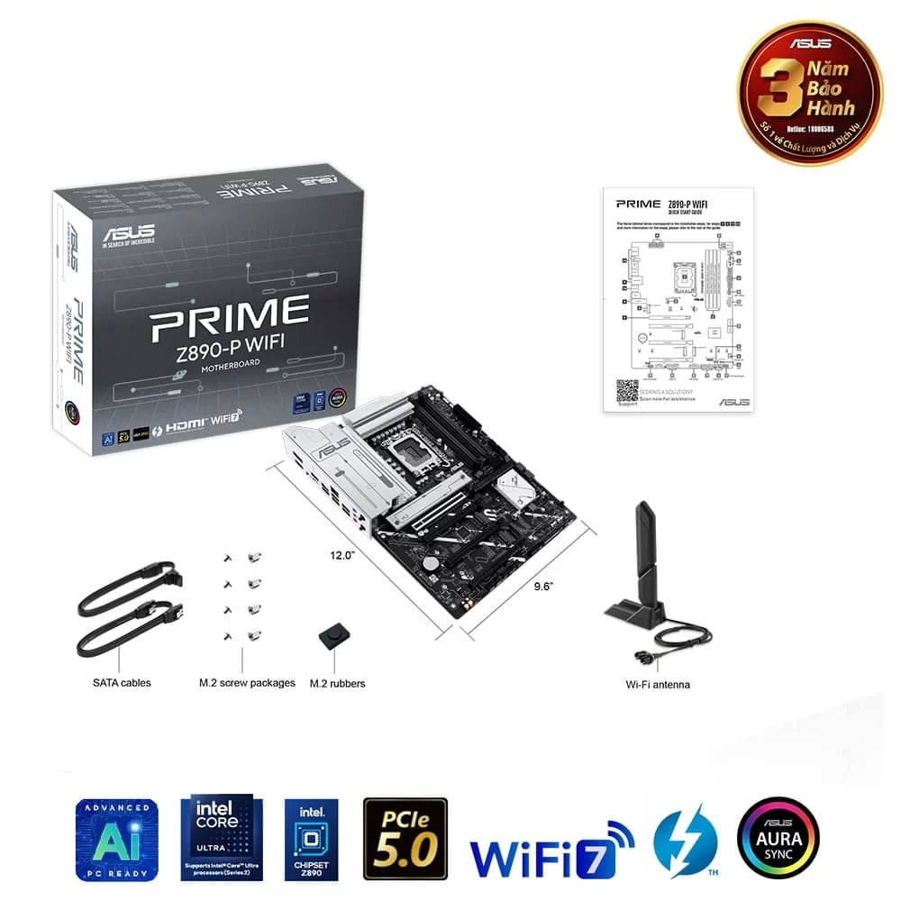 ASUS PRIME Z890-P WIFI Mainboard 7 ASUS PRIME Z890-P WIFI Mainboard - Ảnh 7