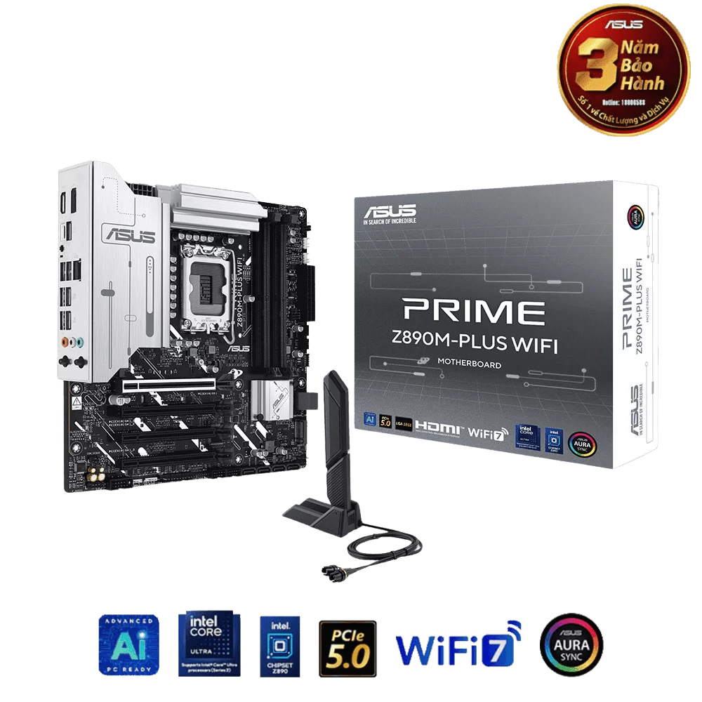 ASUS PRIME Z890M-PLUS WIFI Mainboard 1 ASUS PRIME Z890M-PLUS WIFI Mainboard