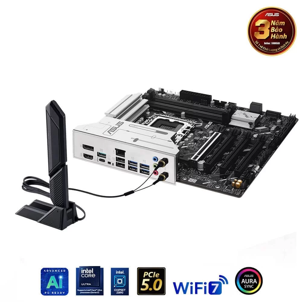 ASUS PRIME Z890M-PLUS WIFI Mainboard 7 ASUS PRIME Z890M-PLUS WIFI Mainboard - Ảnh 7
