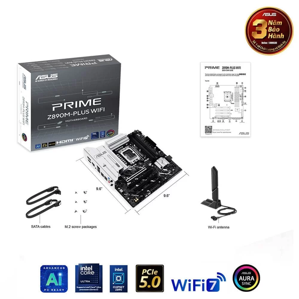ASUS PRIME Z890M-PLUS WIFI Mainboard 9 ASUS PRIME Z890M-PLUS WIFI Mainboard - Ảnh 9