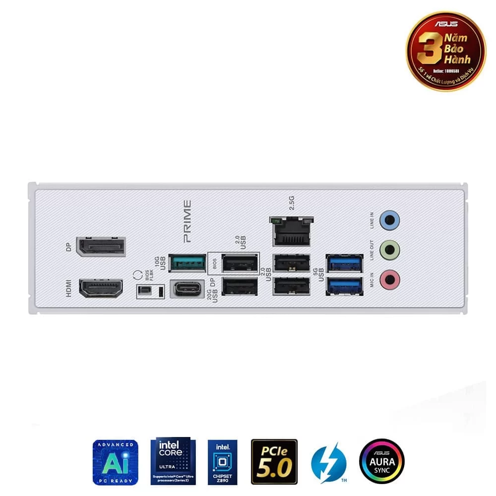 ASUS PRIME Z890-P Mainboard 7 ASUS PRIME Z890-P Mainboard - Ảnh 7
