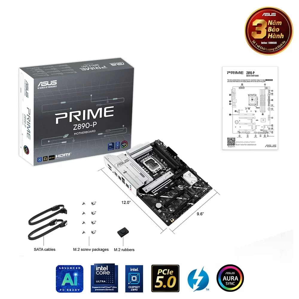ASUS PRIME Z890-P Mainboard 8 ASUS PRIME Z890-P Mainboard - Ảnh 8