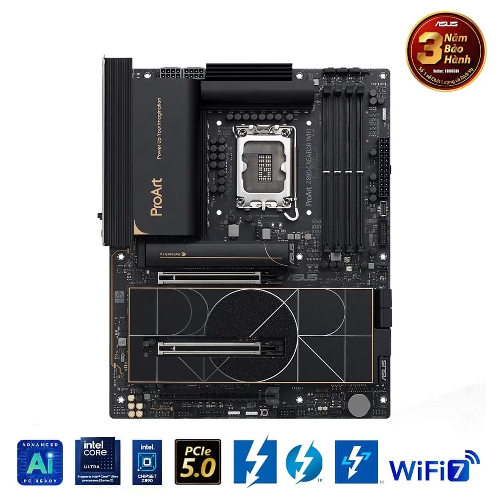 ASUS PROART Z890 CREATOR WIFI Mainboard 3 ASUS PROART Z890 CREATOR WIFI Mainboard - Ảnh 3