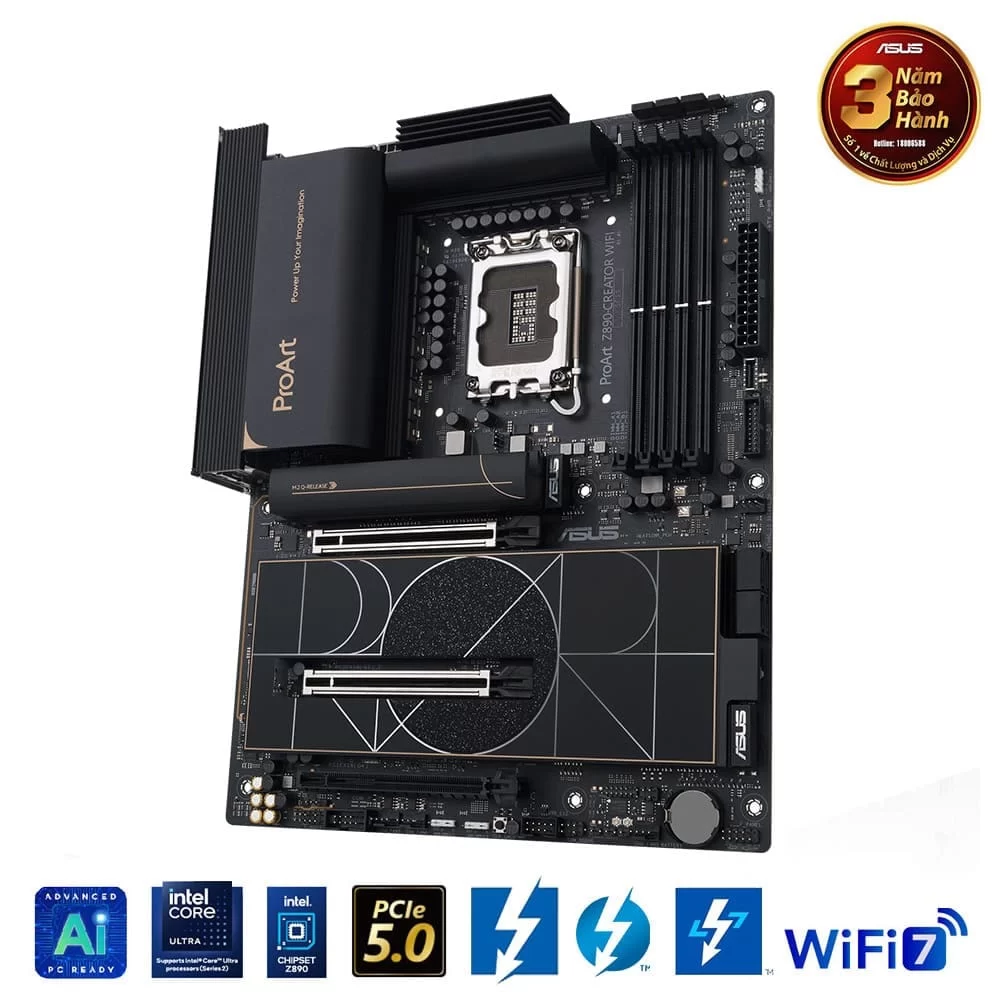 ASUS PROART Z890 CREATOR WIFI Mainboard 4 ASUS PROART Z890 CREATOR WIFI Mainboard - Ảnh 4