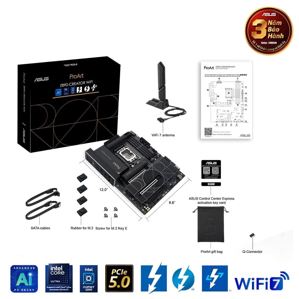 ASUS PROART Z890 CREATOR WIFI Mainboard 8 ASUS PROART Z890 CREATOR WIFI Mainboard - Ảnh 8