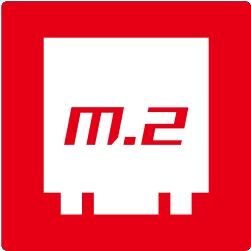 Quintuple M.2 Connectors feature