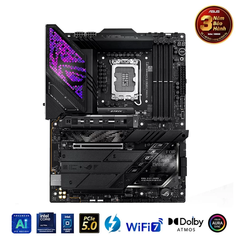 ASUS ROG STRIX Z890-E GAMING WIFI Mainboard 3 ASUS ROG STRIX Z890-E GAMING WIFI Mainboard - Ảnh 3