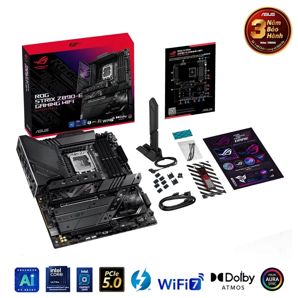ASUS ROG STRIX Z890-E GAMING WIFI Mainboard 9 ASUS ROG STRIX Z890-E GAMING WIFI Mainboard - Ảnh 9