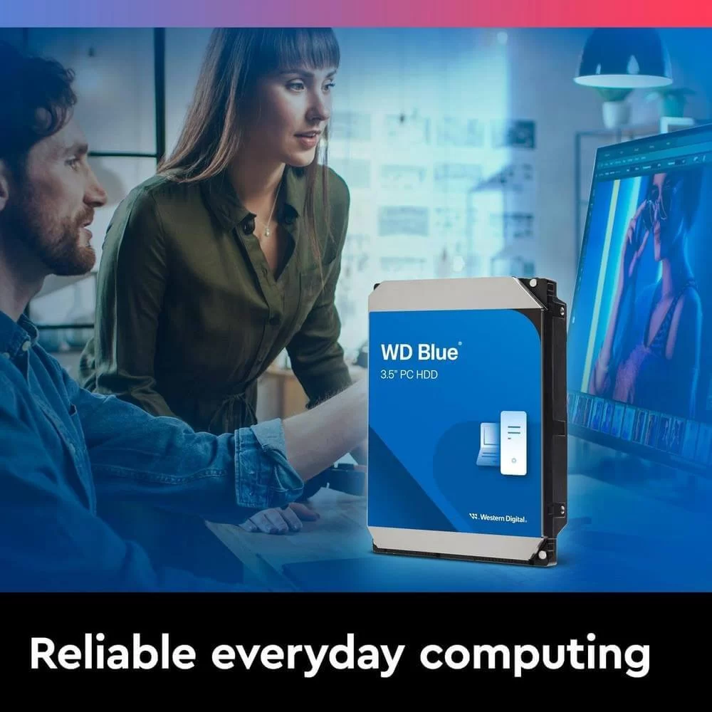 Western Digital Blue 4TB WD40EZAX HDD - 3.5 inch, 5400 RPM, 256MB Cache, SATA III 3 Western Digital Blue 4TB WD40EZAX HDD - 3.5 inch, 5400 RPM, 256MB Cache, SATA III - Ảnh 3
