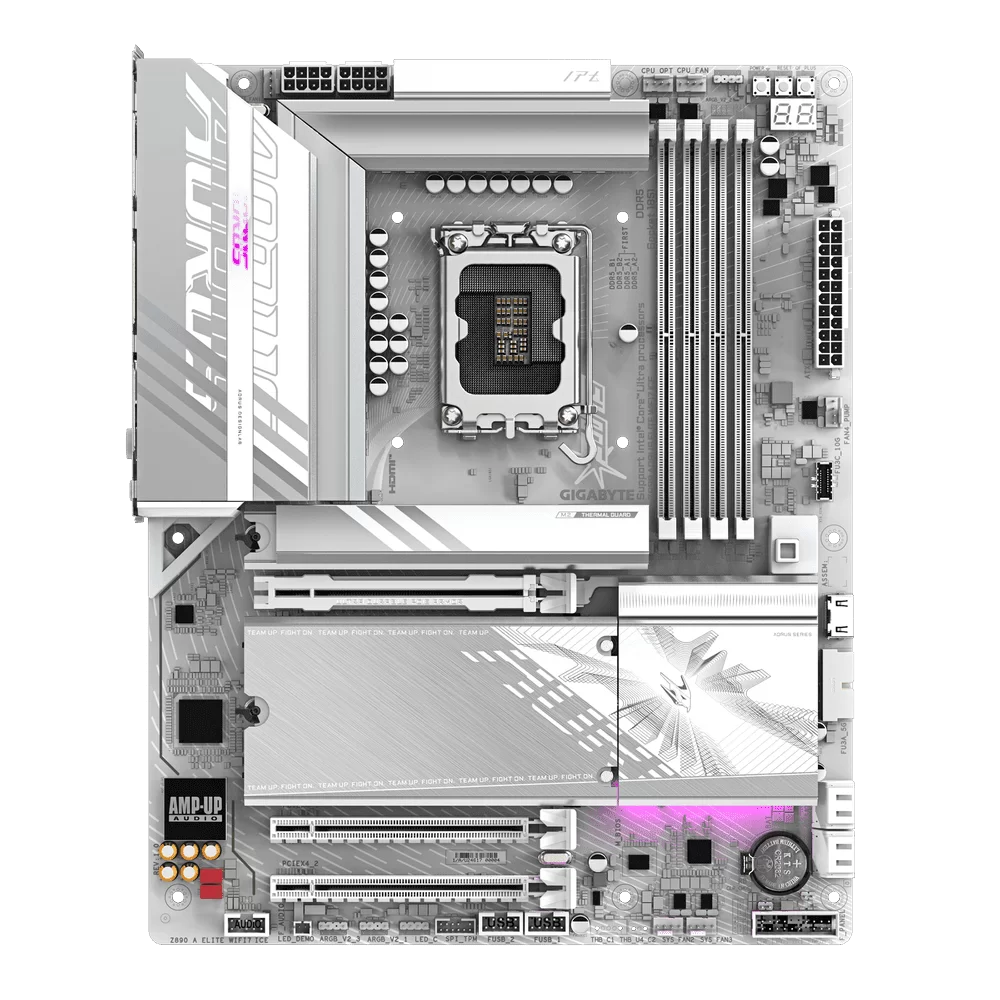 GIGABYTE Z890 AORUS ELITE WIFI7 ICE Mainboard 2 GIGABYTE Z890 AORUS ELITE WIFI7 ICE Mainboard - Ảnh 2