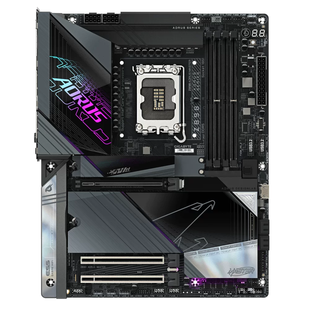 GIGABYTE Z890 AORUS MASTER Mainboard 2 GIGABYTE Z890 AORUS MASTER Mainboard - Ảnh 2