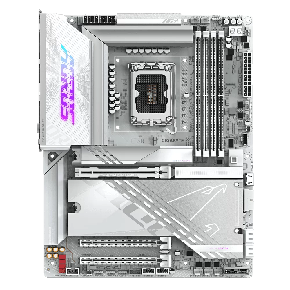 GIGABYTE Z890 AORUS PRO ICE Mainboard 2 GIGABYTE Z890 AORUS PRO ICE Mainboard - Ảnh 2