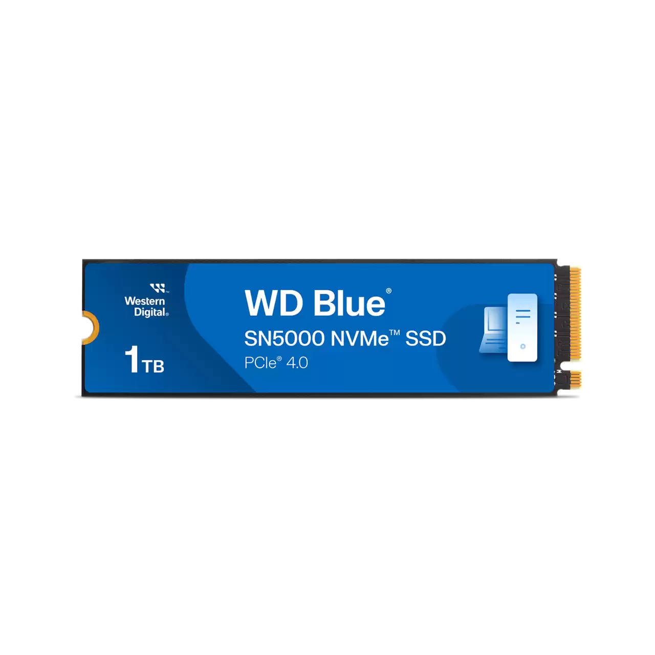 Western Digital WD Blue SN5000 1TB (WDS100T4B0E) SSD – M.2 2280, PCIe Gen 4.0 x4 NVMe 1.4