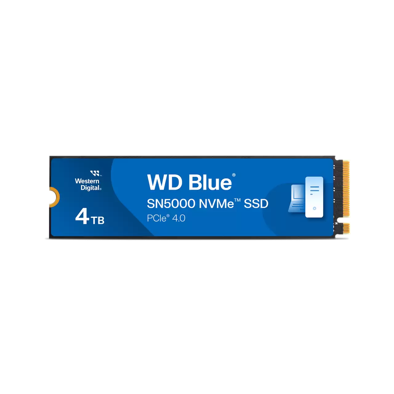 Western Digital WD Blue SN5000 4TB (WDS400T4B0E) - M.2 NVMe PCIe Gen4 x4SSD, SRP 5150MB/s, SWP 4850MB/s