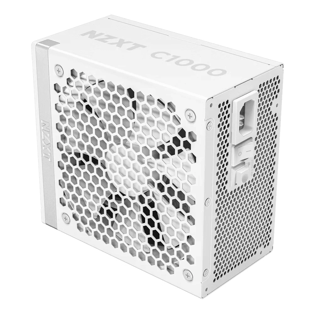 NZXT C1000 Gold ATX 3.1 WHITE (PA-0G2BW-EU) PSU - 1000W, 80 Plus Gold, 2V-2x6 Connector, Zero Fan Mode, 100% Japanese Capacitors 4 NZXT C1000 Gold ATX 3.1 WHITE (PA-0G2BW-EU) PSU - 1000W, 80 Plus Gold, 2V-2x6 Connector, Zero Fan Mode, 100% Japanese Capacitors - Ảnh 4