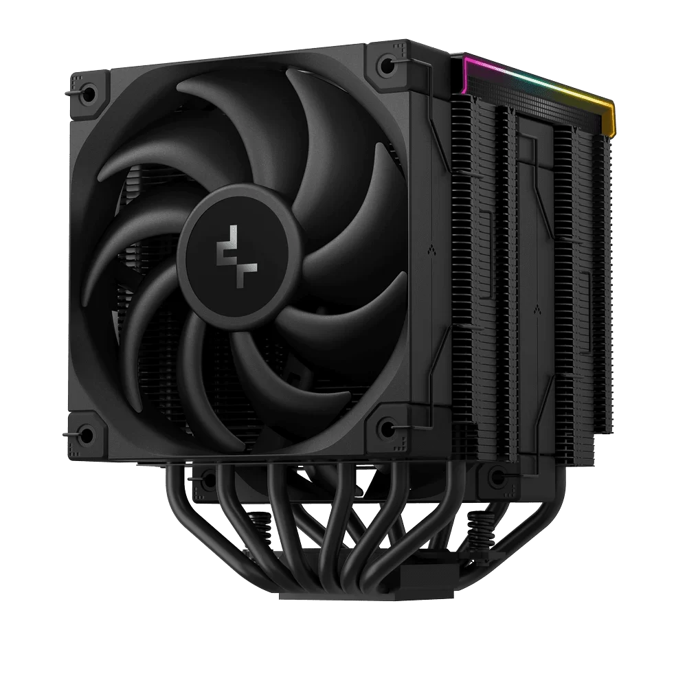Deepcool AK620 DIGITAL PRO CPU Air Cooler - Black, 6 Heatpipes, Dual Tower, Multi-data point screen 2 Deepcool AK620 DIGITAL PRO CPU Air Cooler - Black, 6 Heatpipes, Dual Tower, Multi-data point screen - Ảnh 2