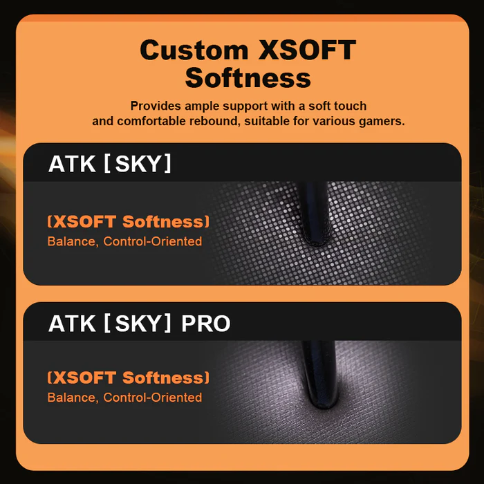 ATK Sky XSOFT Black eSport Gaming Mouse Pad - L Size, 490mm x 420mm x 4mm 6 ATK Sky XSOFT Black eSport Gaming Mouse Pad - L Size, 490mm x 420mm x 4mm - Ảnh 6