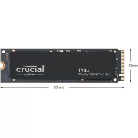 Crucial T705 1TB (CT1000T705SSD3) SSD - M.2 PCIe Gen5 x4 NVMe 4 Crucial T705 1TB (CT1000T705SSD3) SSD - M.2 PCIe Gen5 x4 NVMe - Ảnh 4